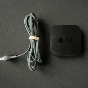 Apple TV 2nd Generation - Black - A1378 MC572LL/A - w/ Power Cable - No Remote